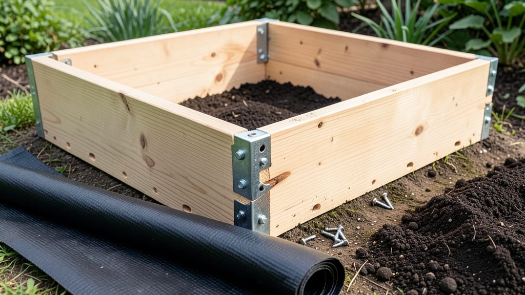 Raised Bed Parts: Modular Frames for Customizable Planting Heights