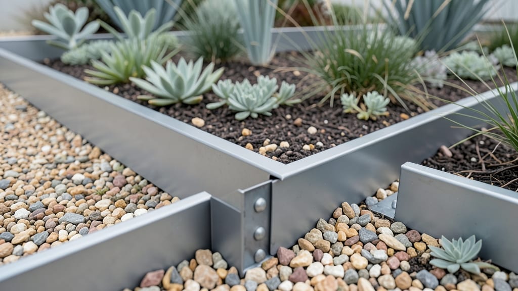 Metal Landscape Edging for Contemporary Designs
