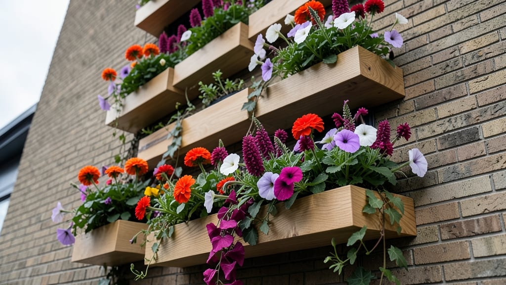 Elevated Window Box Flower Beds