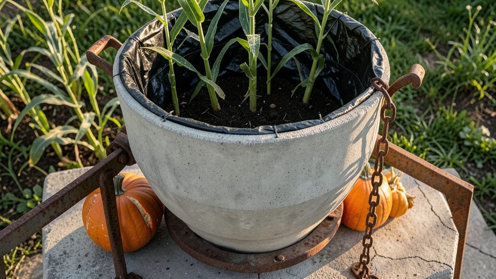 Cement Mixer Planters