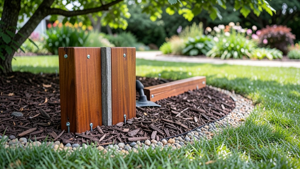 Wooden Flow Bed Edging: Rustic Charm That Defines Garden Borders
