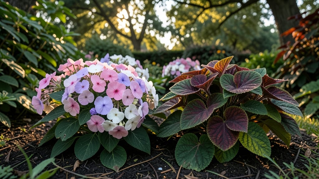 Shade-Tolerant Impatiens And Coleus Combination