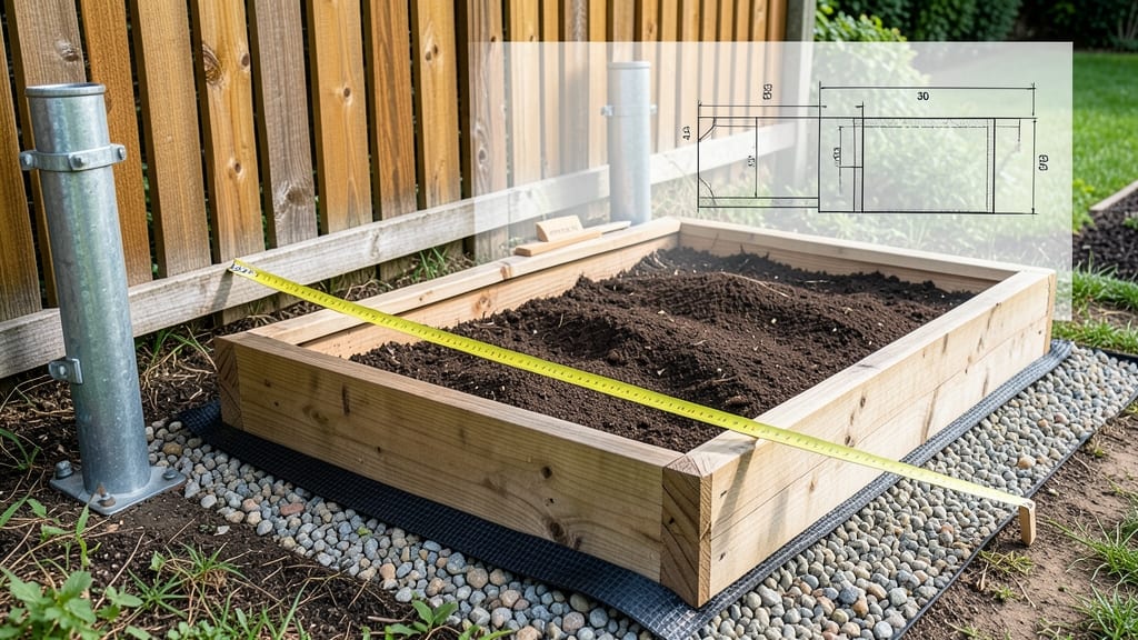 Raised Garden Bed With Fence Plans: Modular Privacy and Plant Protection