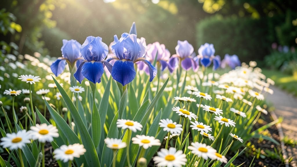 Iris and Daisy Ground Cover