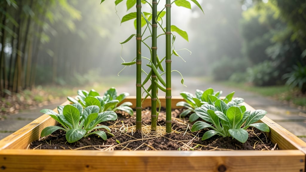 Asian-Inspired Bamboo and Bok Choy