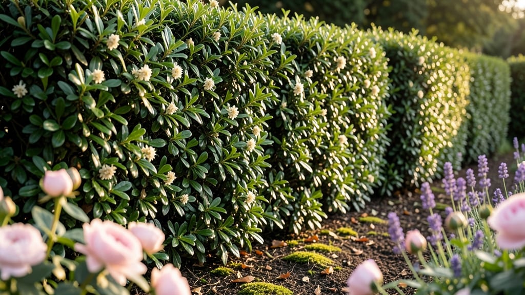 Living Hedge Fencing with Boxwood
