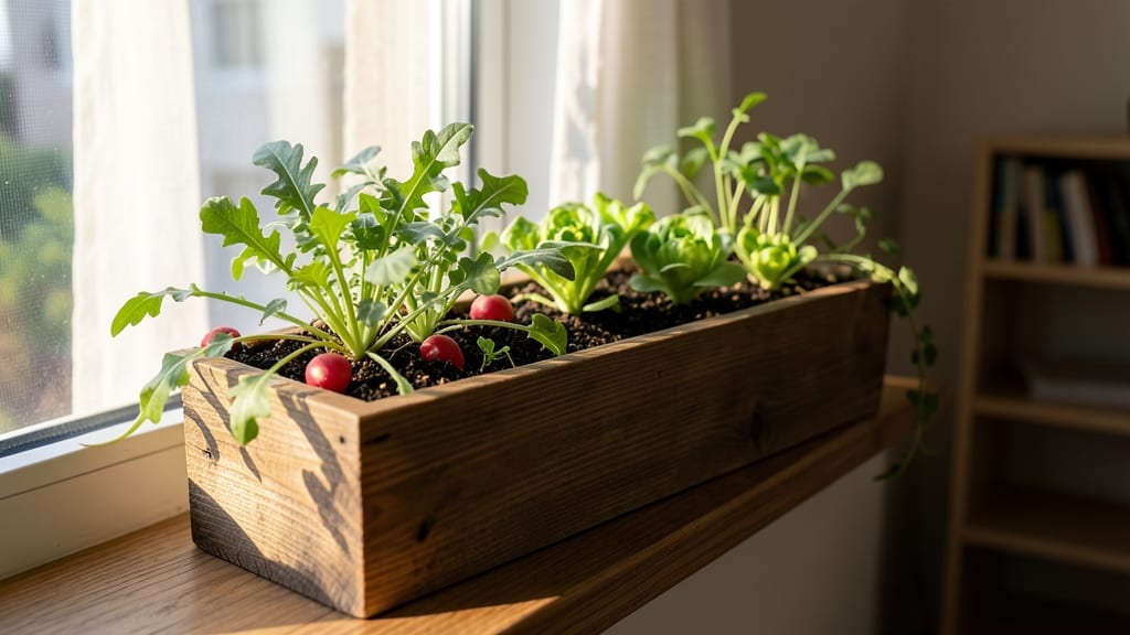 Window Box Vegetable Garden