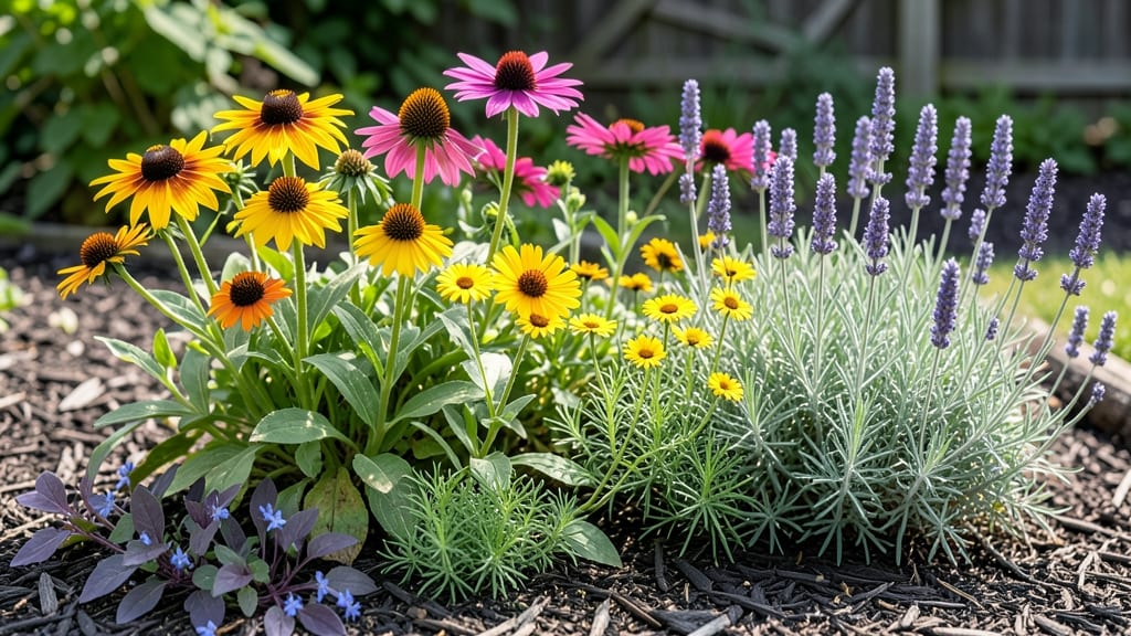 Flower Bed Against Wood Fence: Bold Privacy With Year-Round Greenery
