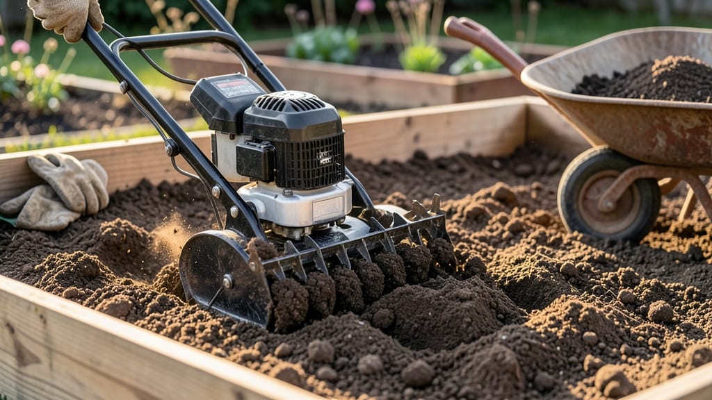 Raised Bed Tiller: No-Dig Soil Prep in 15 Minutes