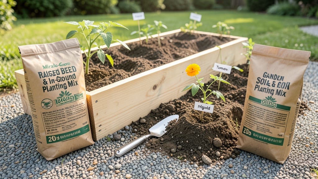 Miracle Gro Raised Bed and In-Ground Soil: Science-Backed Blend for Lush, High-Yield Gardens