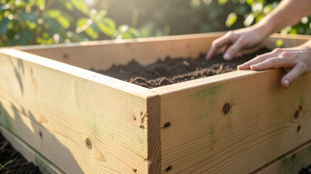 Pressure-Treated Pine Garden Bed Materials