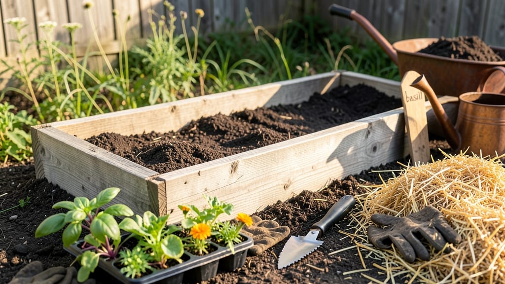 Waist-High Raised Garden Bed Plans: Ergonomic Design for Back-Friendly Planting