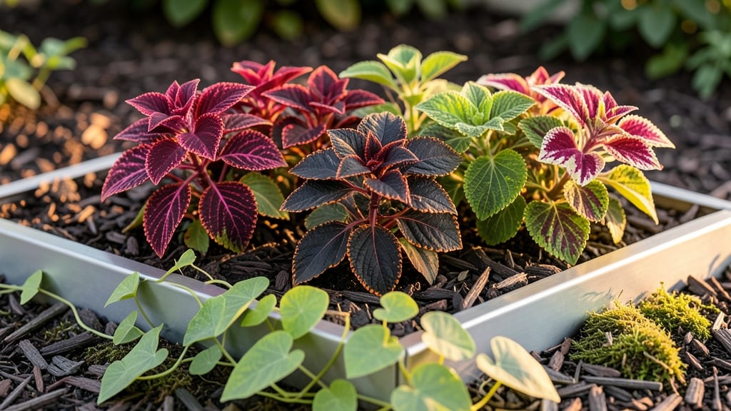Flower Bed Coleus Garden Design: Bold Foliage Layers That Pop All Season