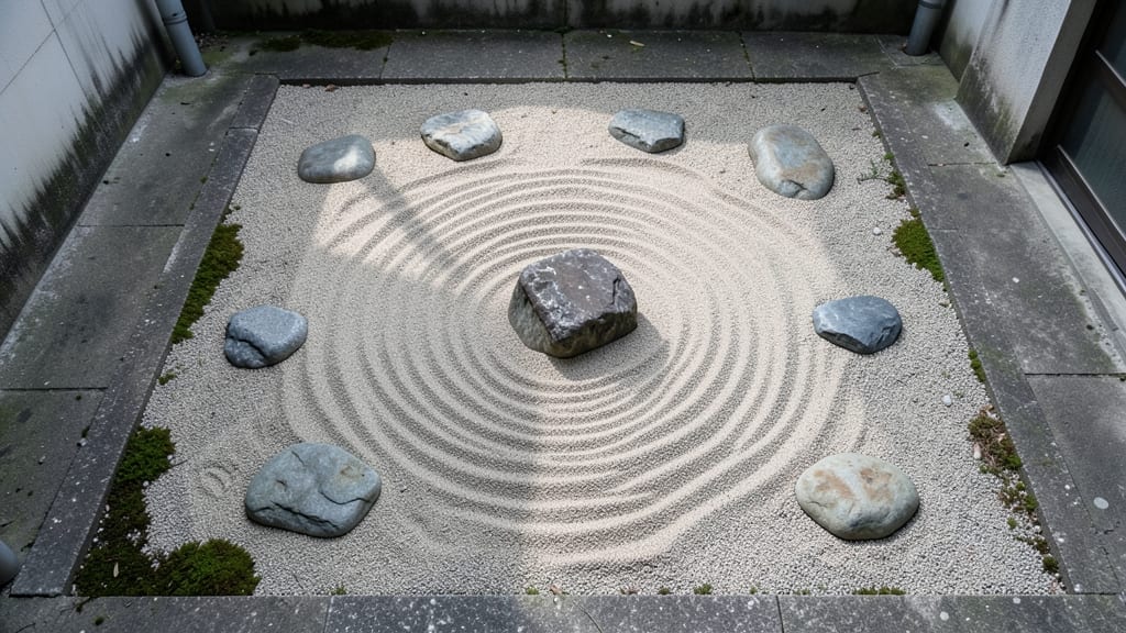 Japanese Zen Rock Garden