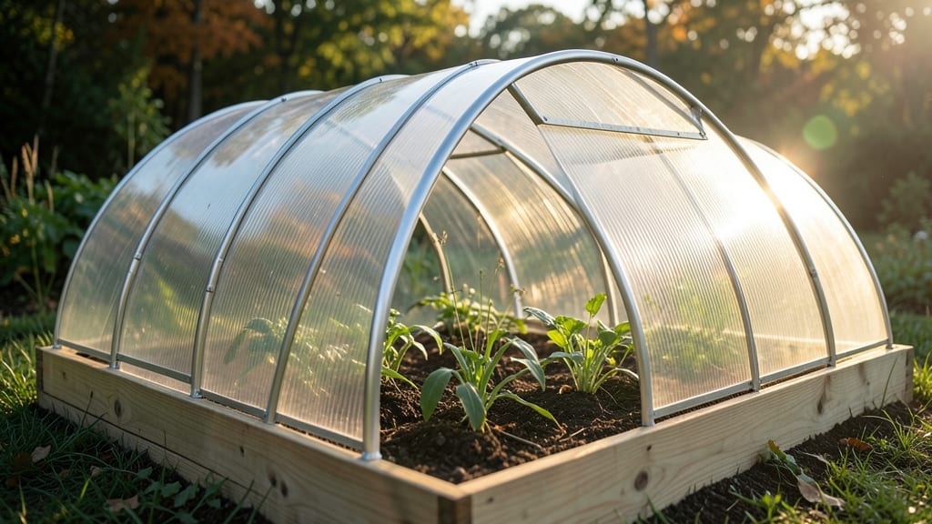 Clear Polycarbonate Hoop House