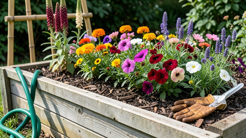 Raised Bed Flower Garden Layout: Proven Zones for Height, Color, and Pollinator Traffic