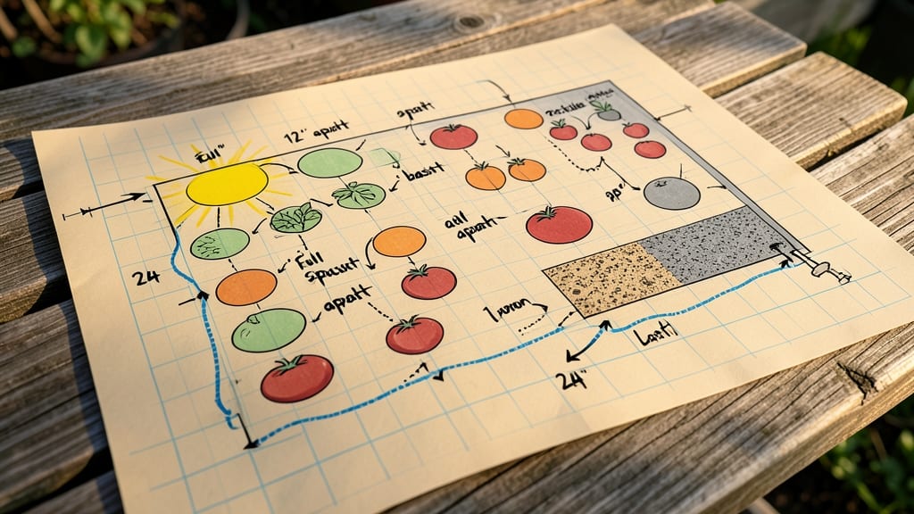 Garden Bed Diagram: Modular Planting Blueprint for Perfect Spacing