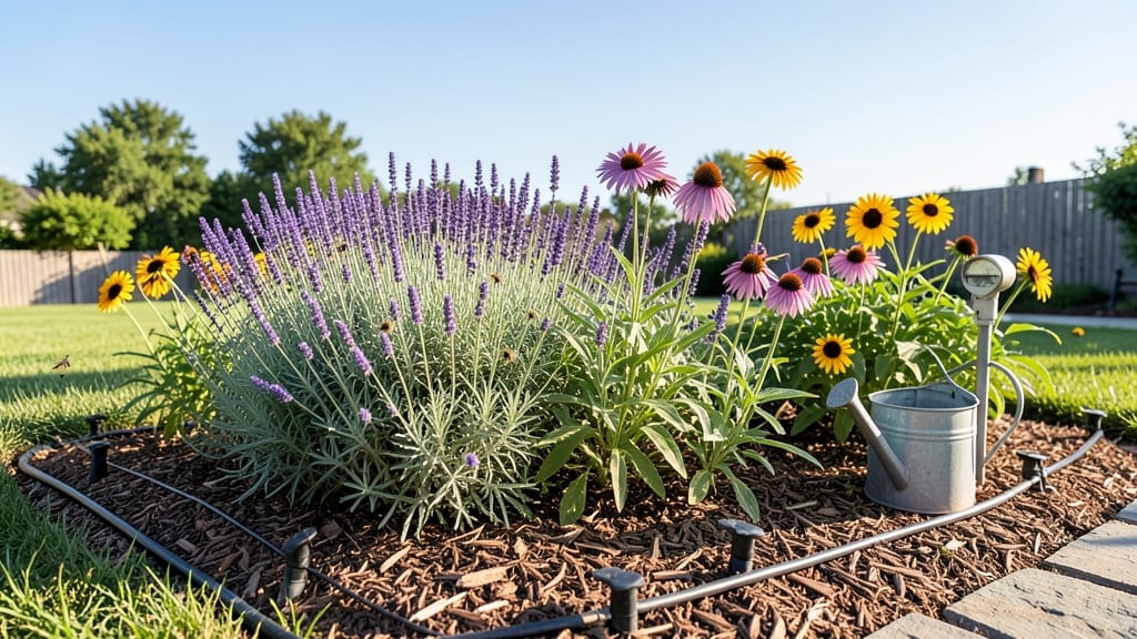 Flower Bed Watering System: Drip-Irrigated Precision for Thriving Blooms