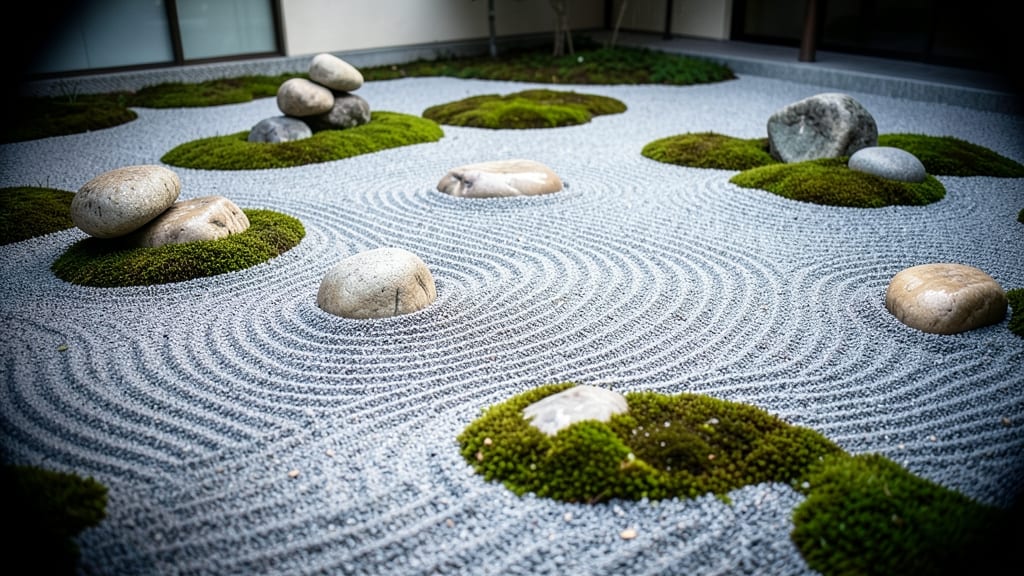 Japanese Zen Rock Garden