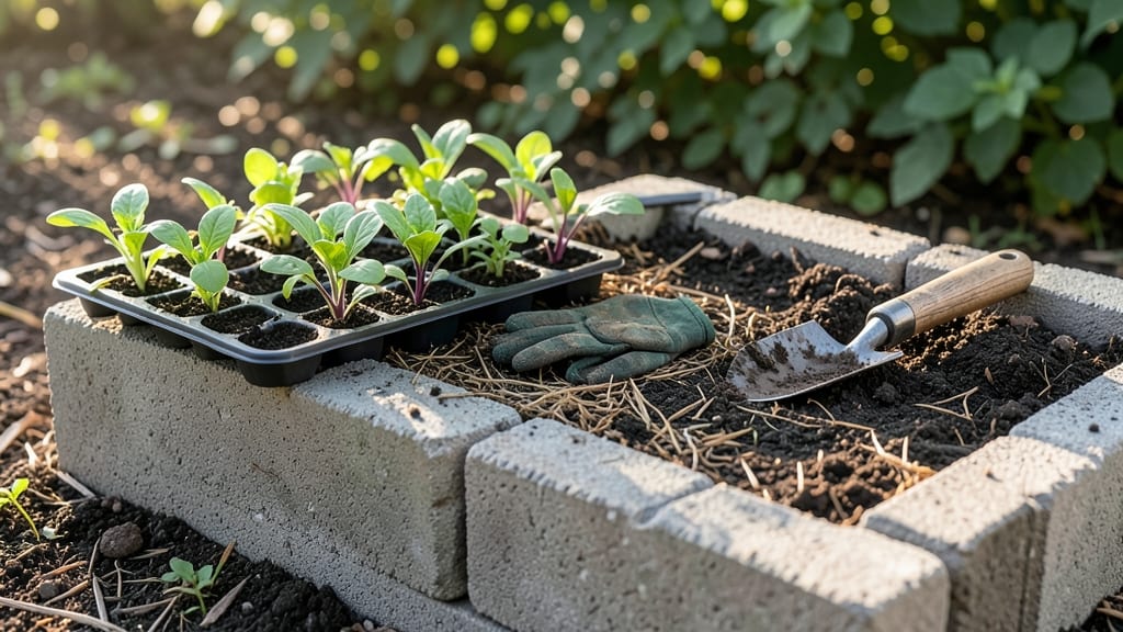 Raised Garden Bed Cinder Blocks: Sturdy Foundation for Year-Round Planting
