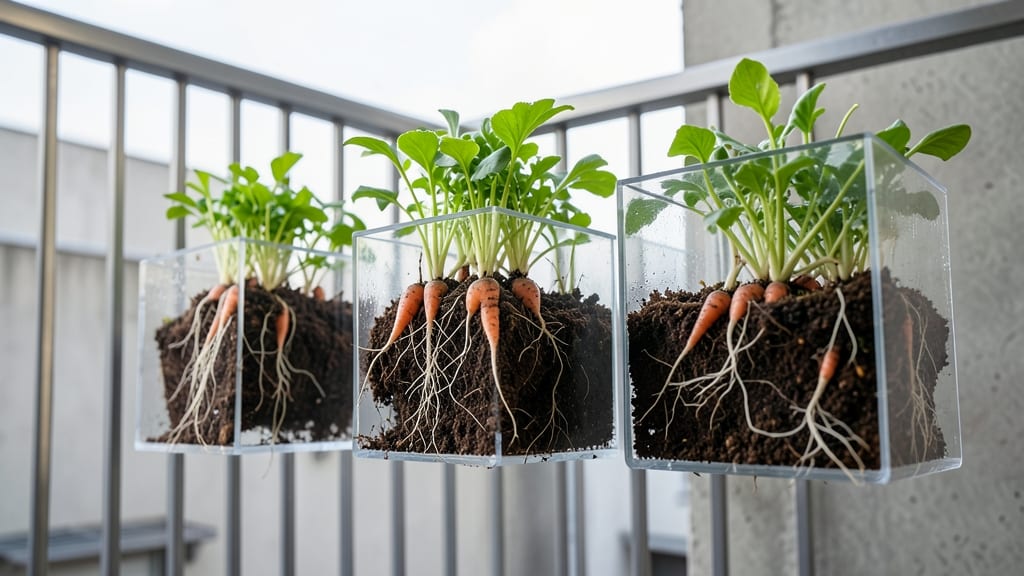Glass-Walled Planters for Urban Gardens
