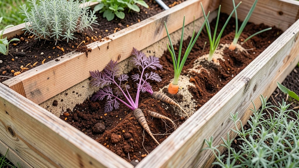 Deep Root Vegetable Trench System