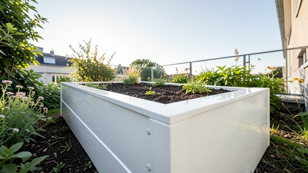 Classic White Raised Garden Bed Frames