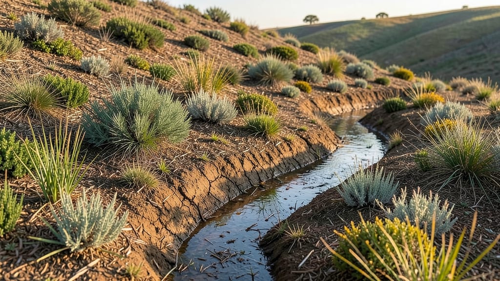 Swale Planting Trenches