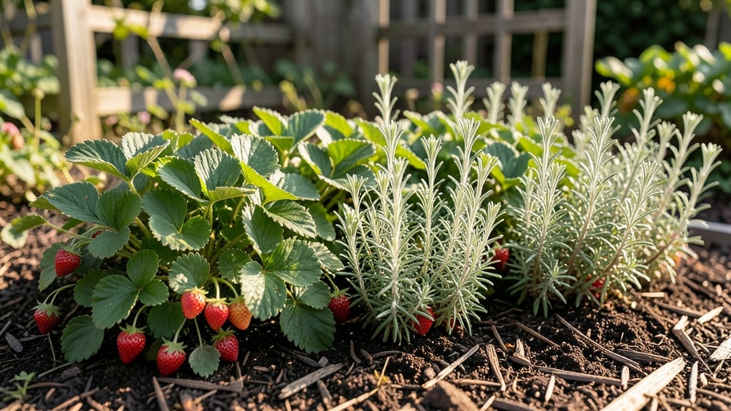 Classic Strawberry And Thyme Border