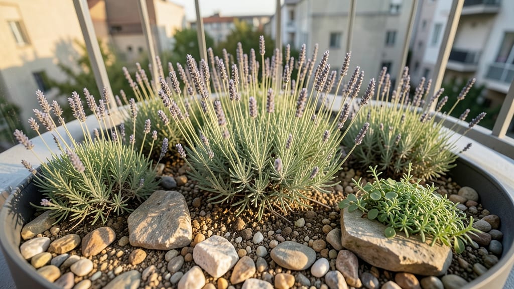Dwarf Lavender Rock Garden