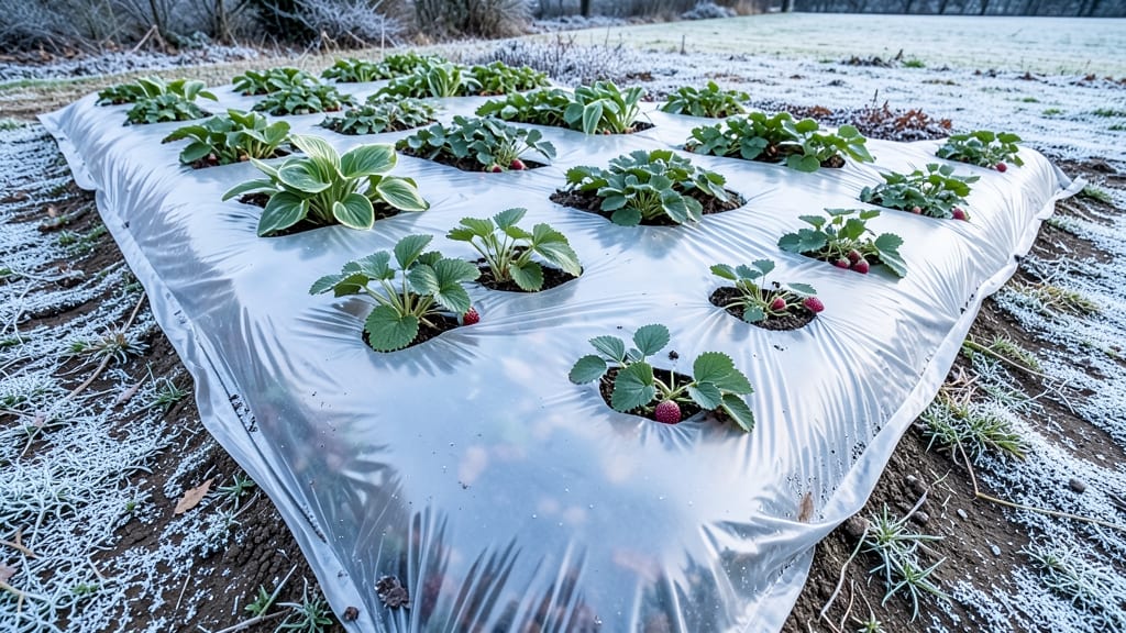Heavy-Duty Plastic Mulch for Frost Protection