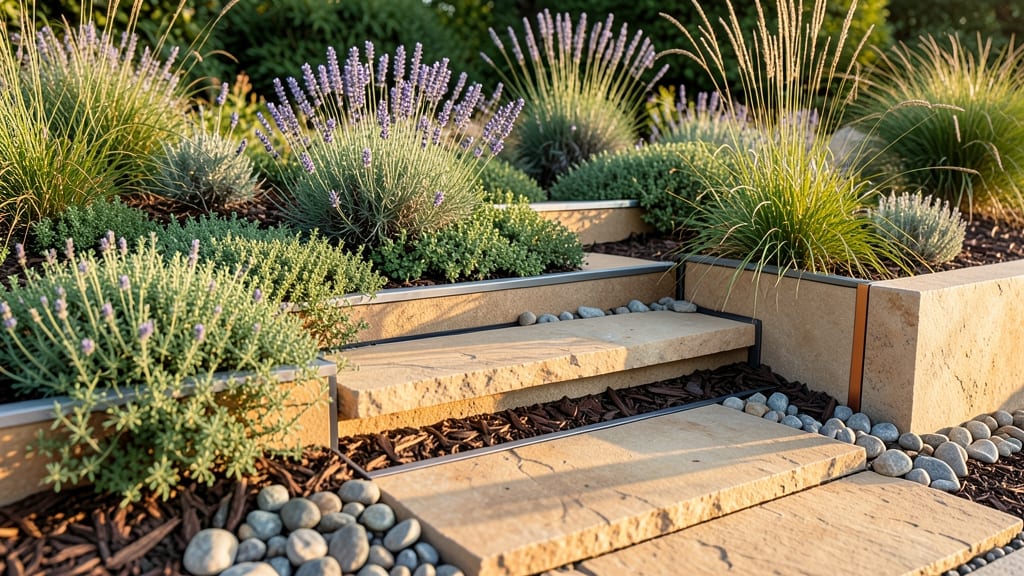 Bed With Steps Garden Design: Tiered Terraces for Dramatic Plant Elevation